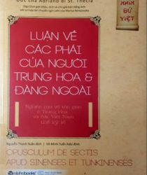 LUẬN VỀ CÁC PHÁI CỦA NGƯỜI TRUNG HOA & ĐÀNG NGOÀI